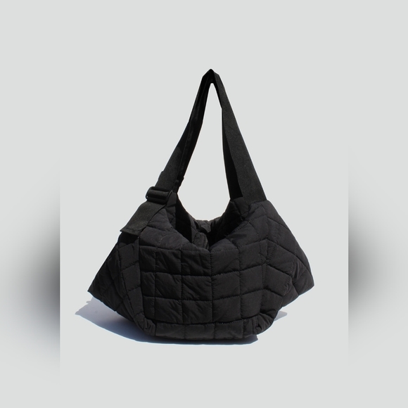 #558 SALE 🛑54 FABULOUS BOHO CHIC TRENDY COZY DAY QUILTED PUFFER TOTE BAG - Picture 2 of 3